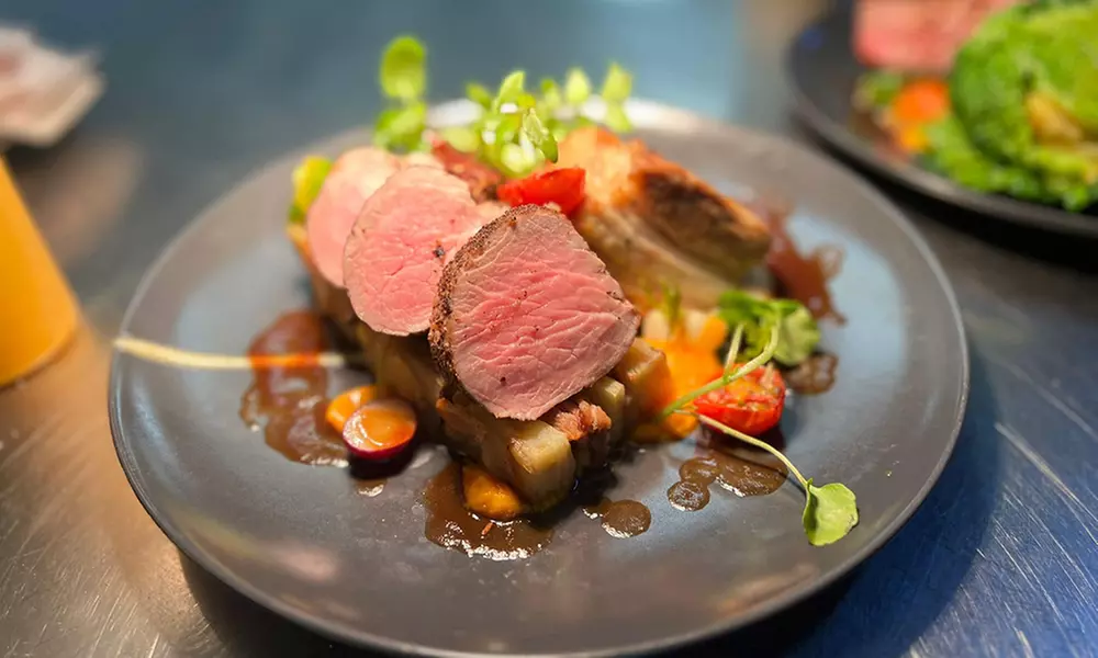 Two- or Three-Course Meal with Glass of Wine/Beer or Soft Drink