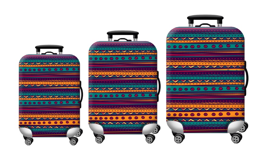 Image 5: Abstract Theme Luggage Cover