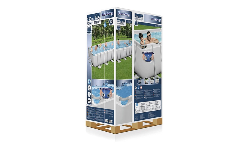 Image 7: Bestway Steel-Pool-Set mit Sandfilteranlage