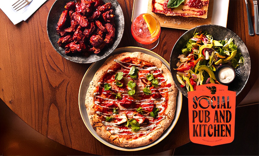 Image 1: Social Pub & Kitchen | Burgers, Pizzas, Wings, Sharers | 