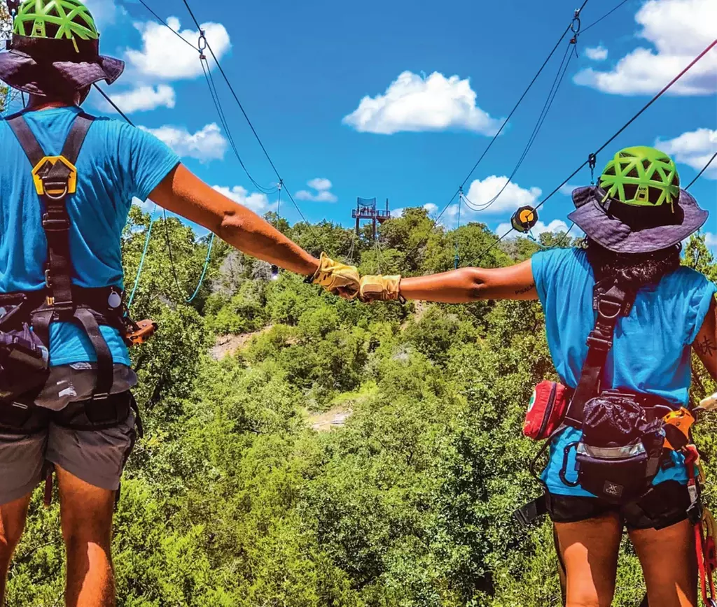 Fly Together on 5 Separate Zip Lines to Ride!!!