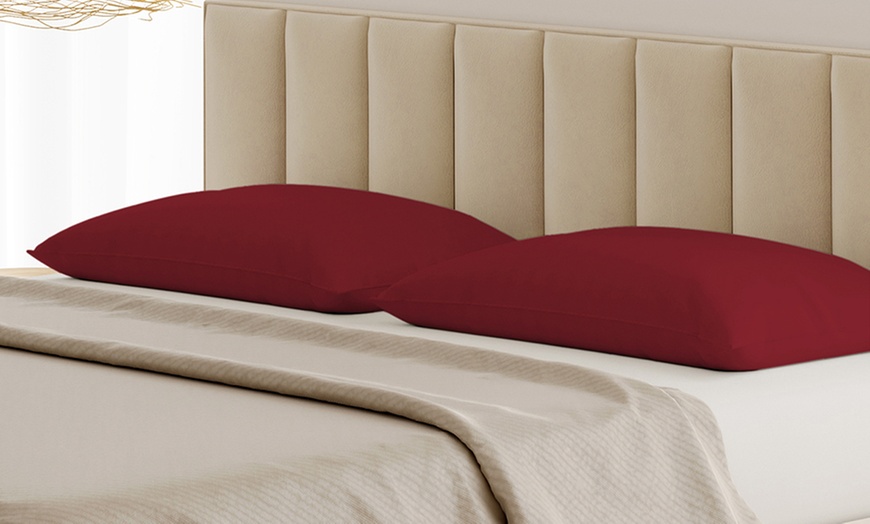 Image 9: Coppia Federe 100% puro Cotone Alta qualità Made in Italy