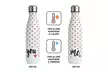 Ensemble de 2 bouteilles thermiques 500 ml avec décoration de cœurs - Second Medium