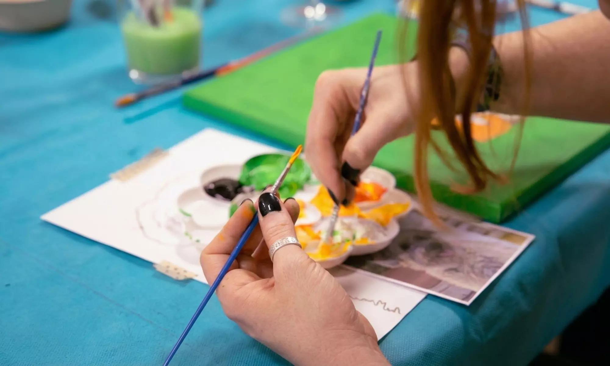 Taller de pintura con técnica a elegir para 1, 2 o 4 personas