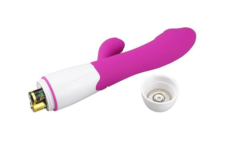 Image 3: Wireless Waterproof Dildo Rabbit Vibrator 30 Speed G-spot Clitoris Stimulator