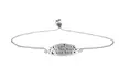925 Sterling Silver Adjustable Bracelet With Love Engravings - Multiple Options - Second Medium