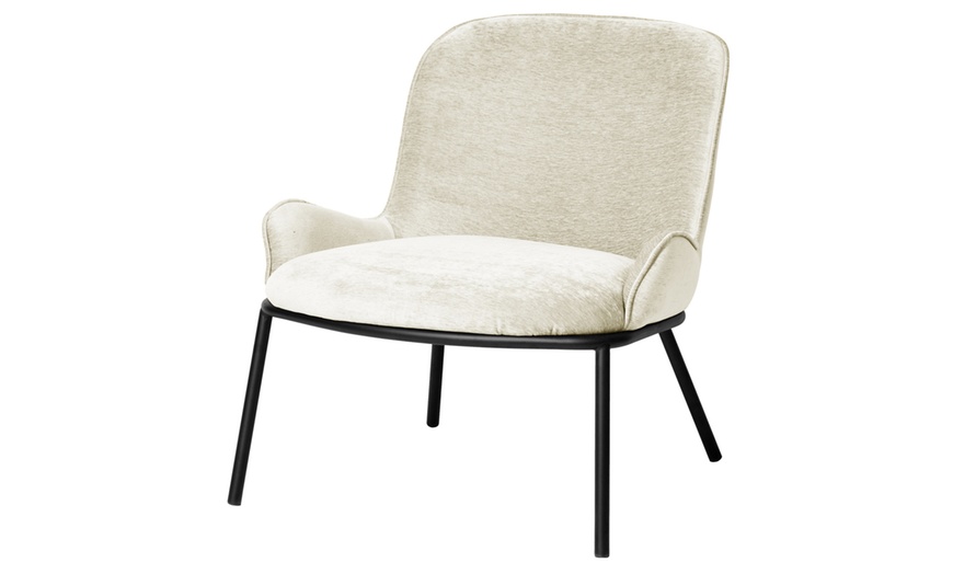 Image 10: Fauteuil vintage "Edvin" en tissu de Doosense