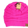 Image 32: Cheveux Corp. Women's Solid Classic CC Beanie