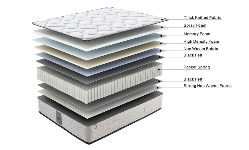 Image 12: Canapé abatible de láminas y colchón opcional, de Sampur
