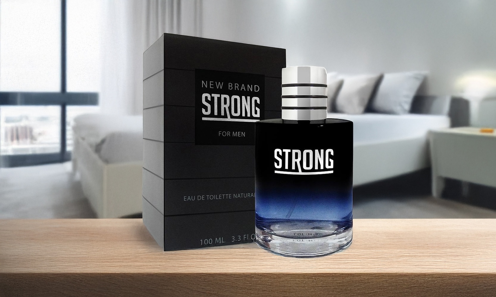 New Brand Perfumes Prestige Strong For Men EDT 3.3 oz / 100 ml 