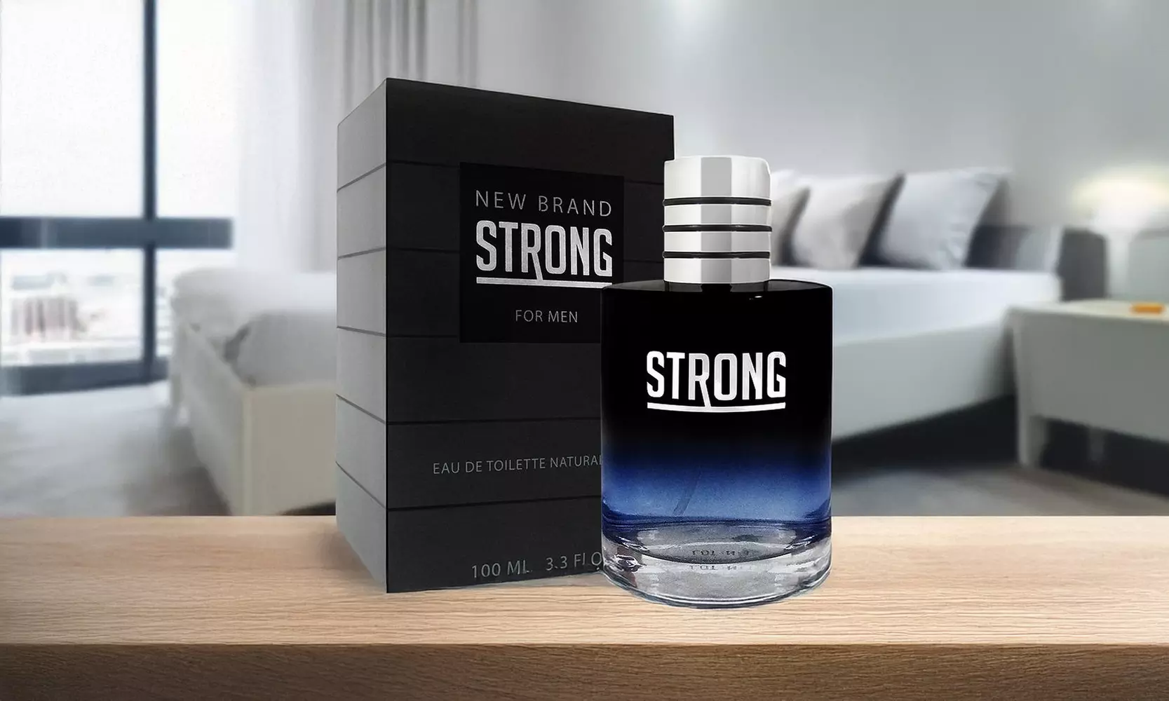 New Brand Perfumes Prestige Strong For Men EDT 3.3 oz / 100 ml  - Primary Image