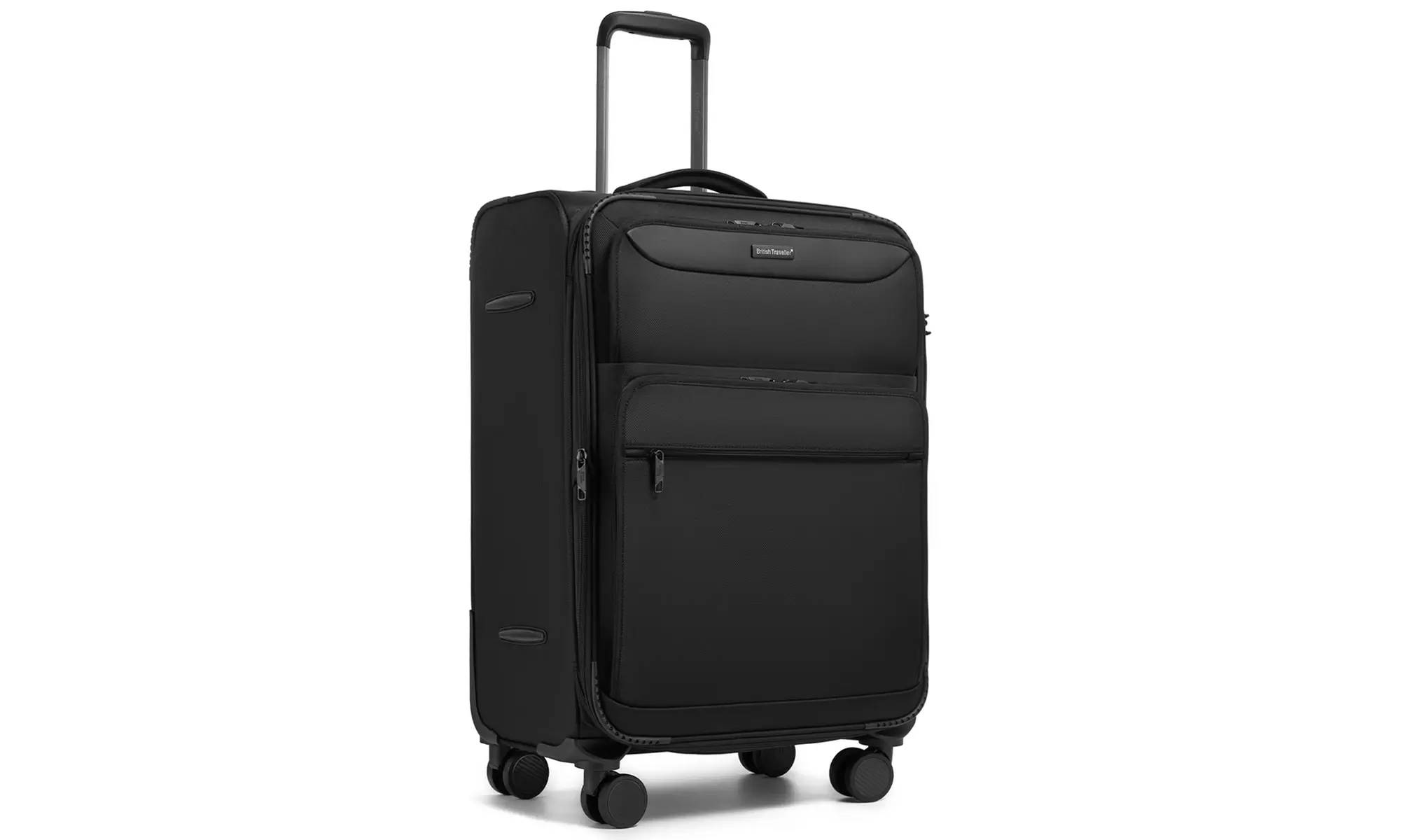 British Traveller Expander Suitcase with TSA Lock