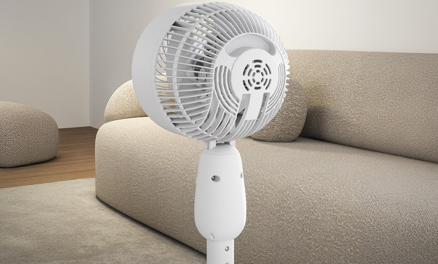 Image 5: HomCom 12-Inch Floor Standing Fan