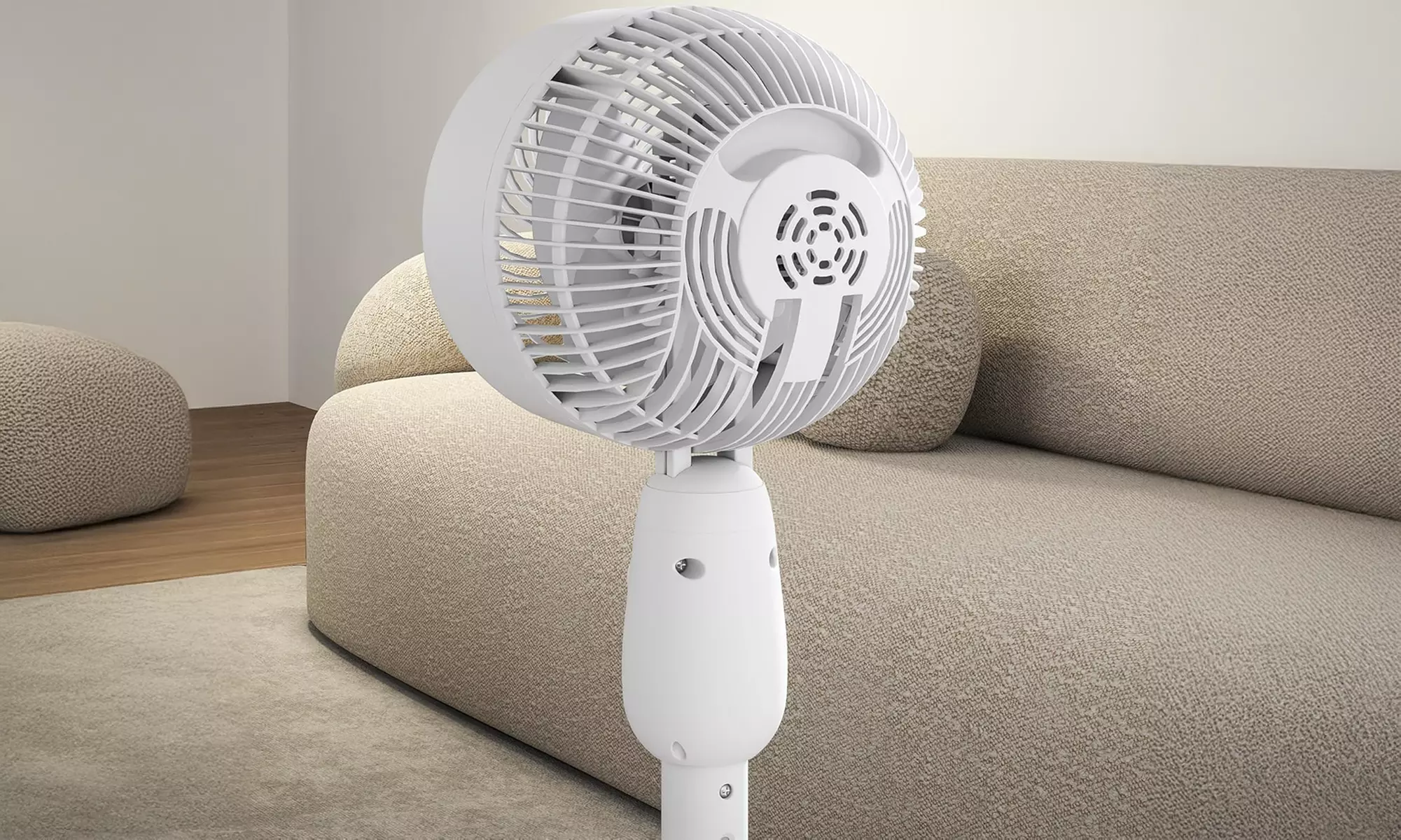 HomCom 12-Inch Floor Standing Fan