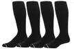 Dr. Motion Men's Graduated Support Knee-High Compression Socks (4 Pairs) - Second Medium