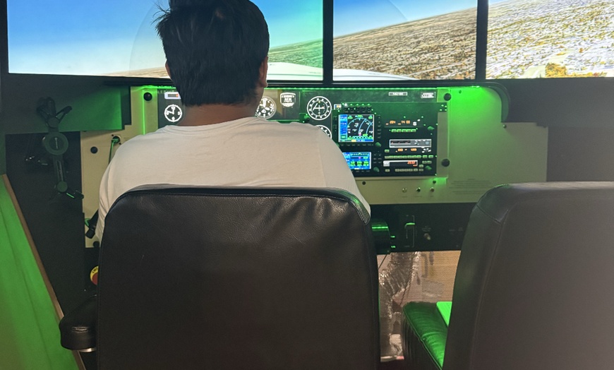 Image 5:  60 Min Flight Simulator with Optional Certified Instructor and More