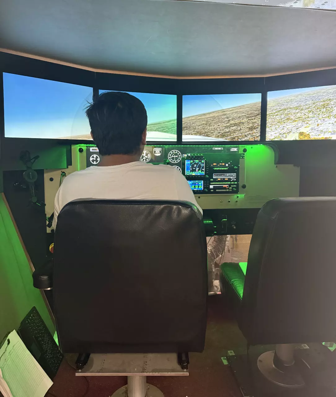 60 Min Flight Simulator with Optional Certified Instructor and More