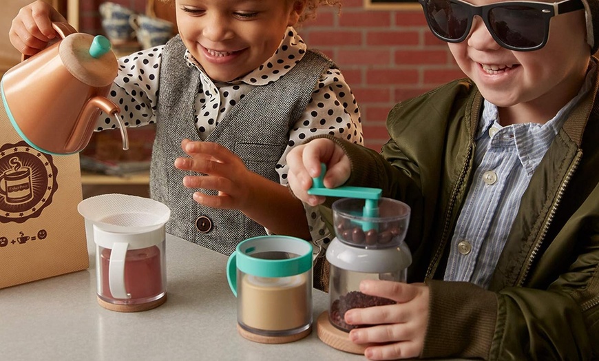 Image 2: Fisher-Price Pour Over Coffee Play Set