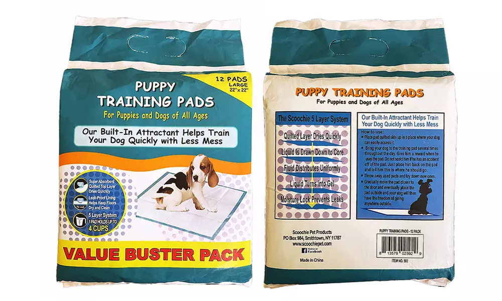 Wiz B Gone Puppy Training Pads Value Buster Pack - 48 Pads - Great Deal - Second Medium