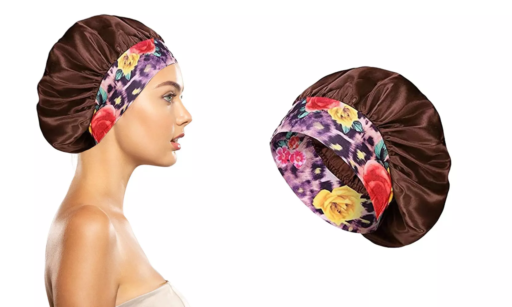 Women's Silky Satin Head Scarf Hair Wrap Cap Hat Headband Sleeping Bonnet