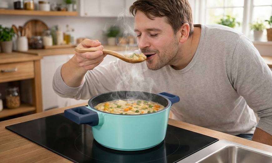 Image 30: Cocotte avec couvercle, batterie de cuisine de 6 ou 13 pièces