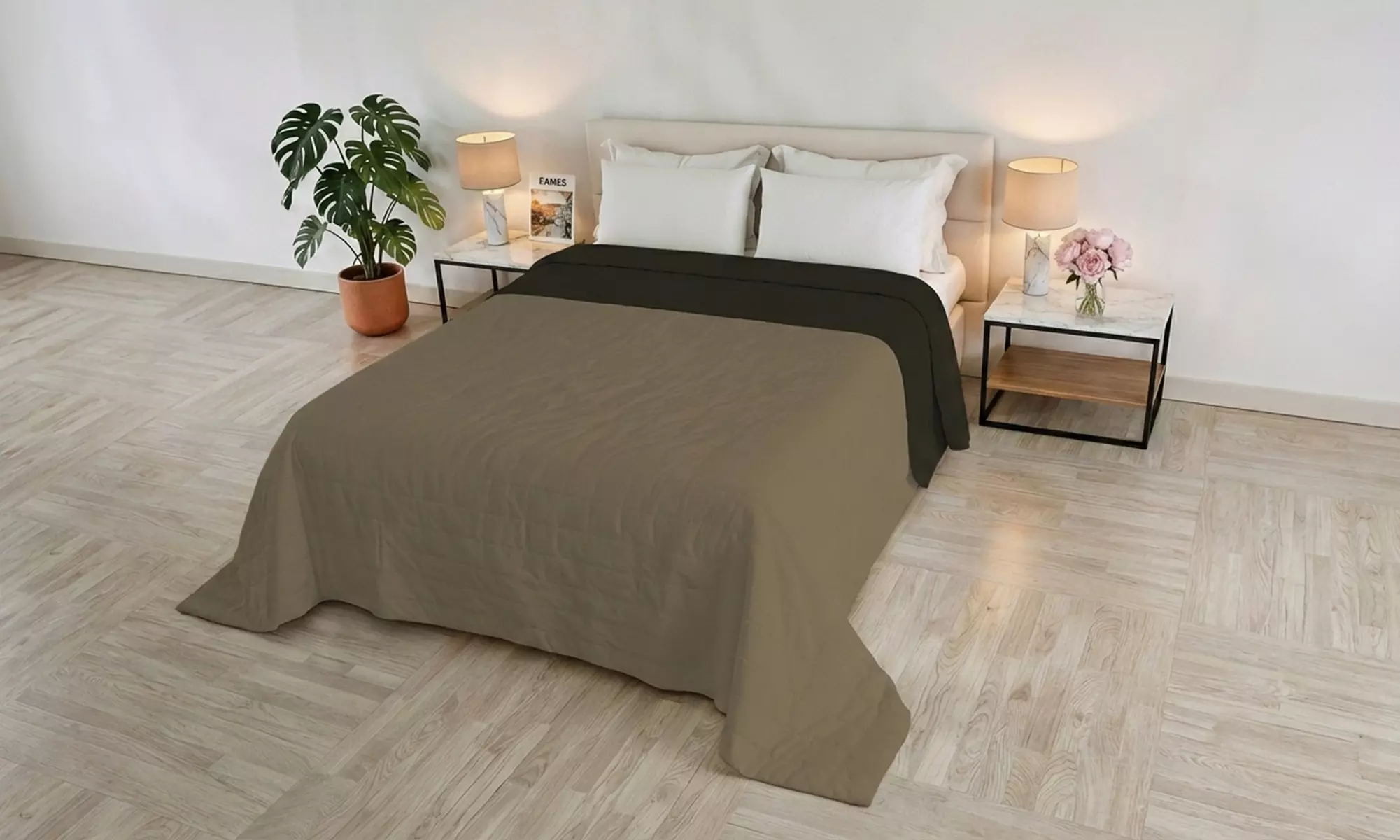 Golia-quilt met dubbelzijdig ontwerp