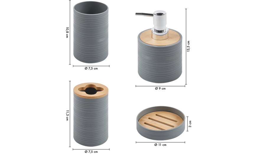 Image 53: Juego completo de 6 accesorios de baño