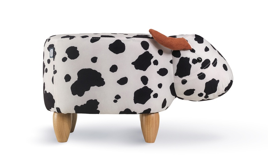 Image 6: Pouf forme animal en bois