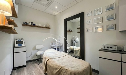 One 75-Minute Hydro Facial with Sculpting Massage & LED Therapy - Peach Glow Aesthetics