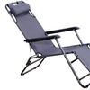 Image 15: Outsunny Two-in-One Foldable Lounger