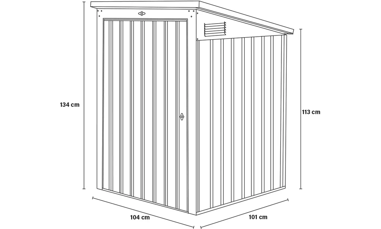 Multifunctionele mülltonnenbox BASURA