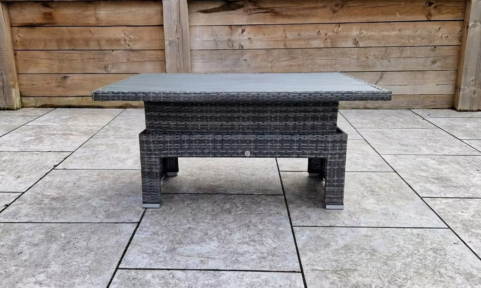 Canada Outdoor Corner Sofa Dining Set with Lift-Up Table