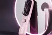 USB Rechargeable Hair Straightening Brush with LED Screen - Second Medium