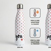 Image 5: Set di 2 borracce termiche You & Me con design a cuore