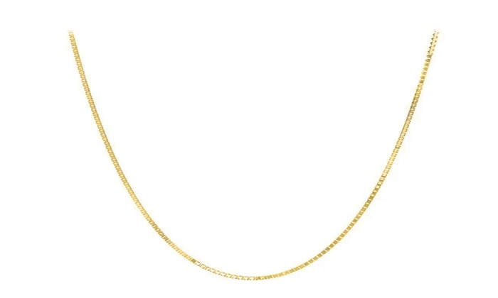1 mm sterling silver box chain