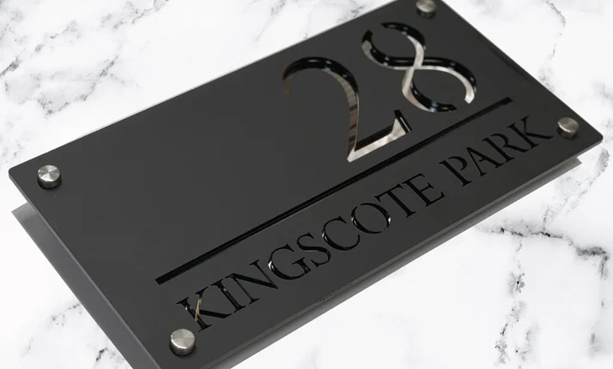 Image 5: Premium Laser‑Cut House Signs for Elegant, Personalised Style