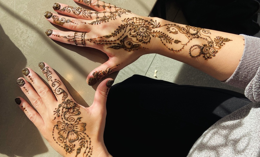 Image 4: Your Henna, Your Style: Low, Medium or High Coverage Henna Tattoo