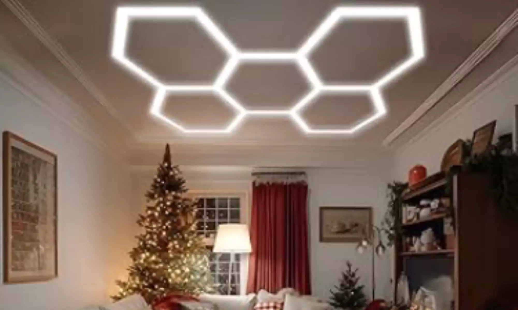 Elevate Indoor Ambiance Hexagon LED Lighting 5 or 15 Sets at ZARA LED - Up to 60% Off  - Second Medium