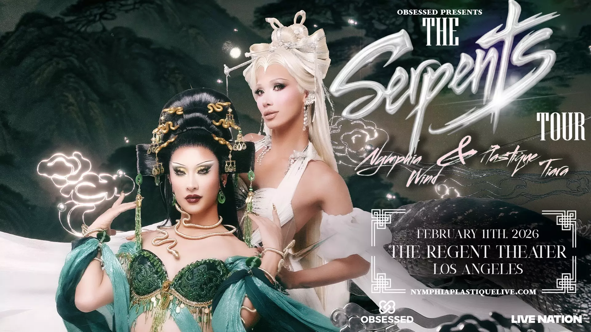 The Serpents Tour Starring Nymphia Wind and Plastique Tiara on February 11 at 8 p.m. - Primary Image