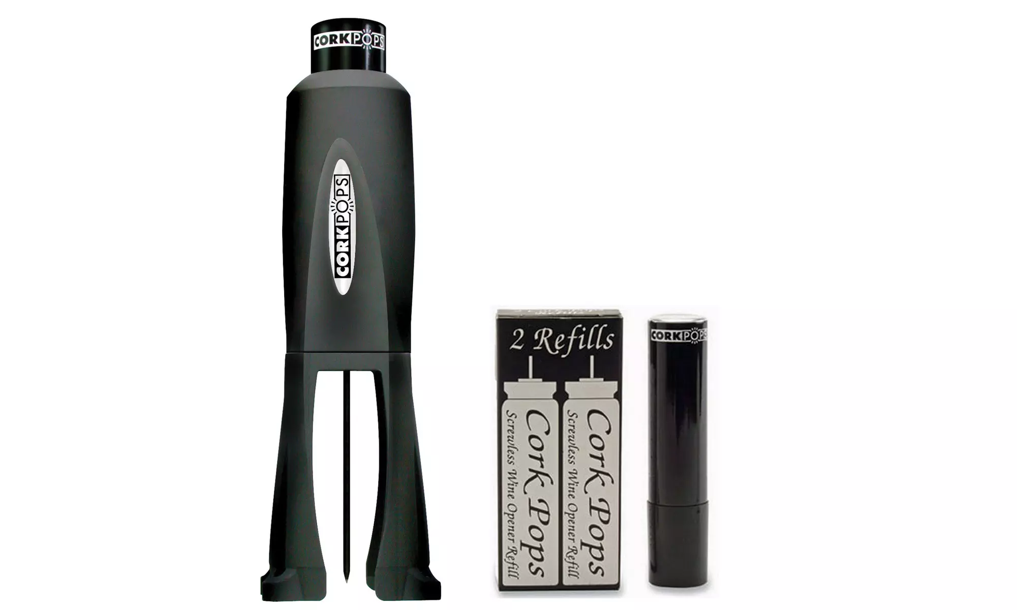 Cork Pops Oxygen Wine Bottle Opener with Refill Cartridges - Primary Image