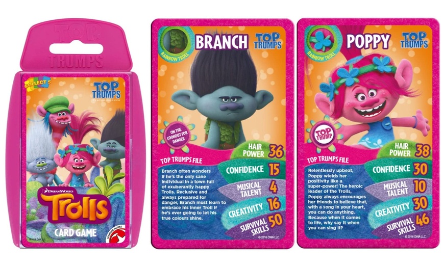 Image 1: Winning Moves Trolls Top Trumps