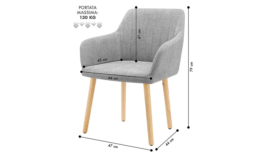 Image 15: Sessel im skandinavischen Stil
