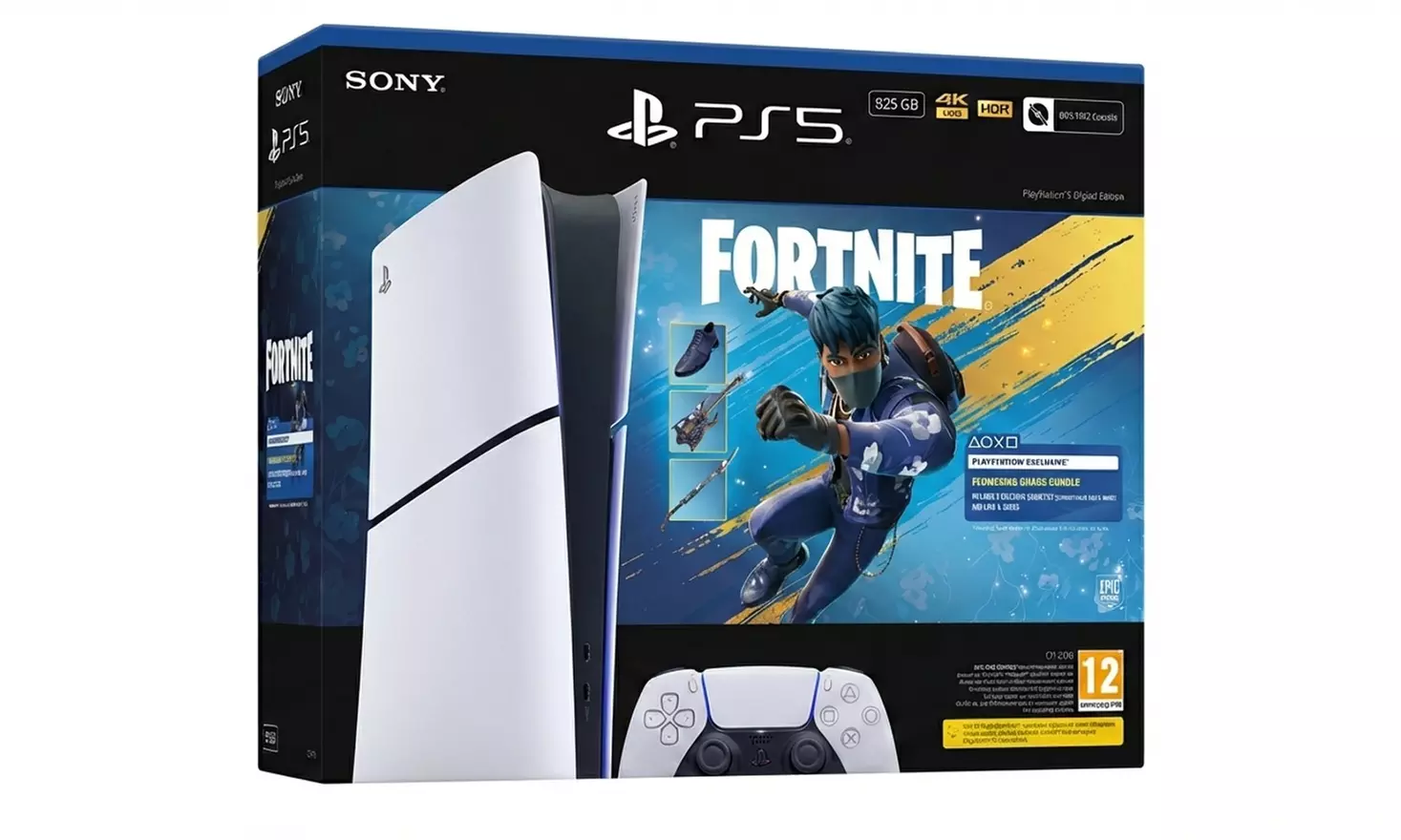 Sony PS5 Digital Edition (Slim) Fortnite Flowering Chaos Bundle
