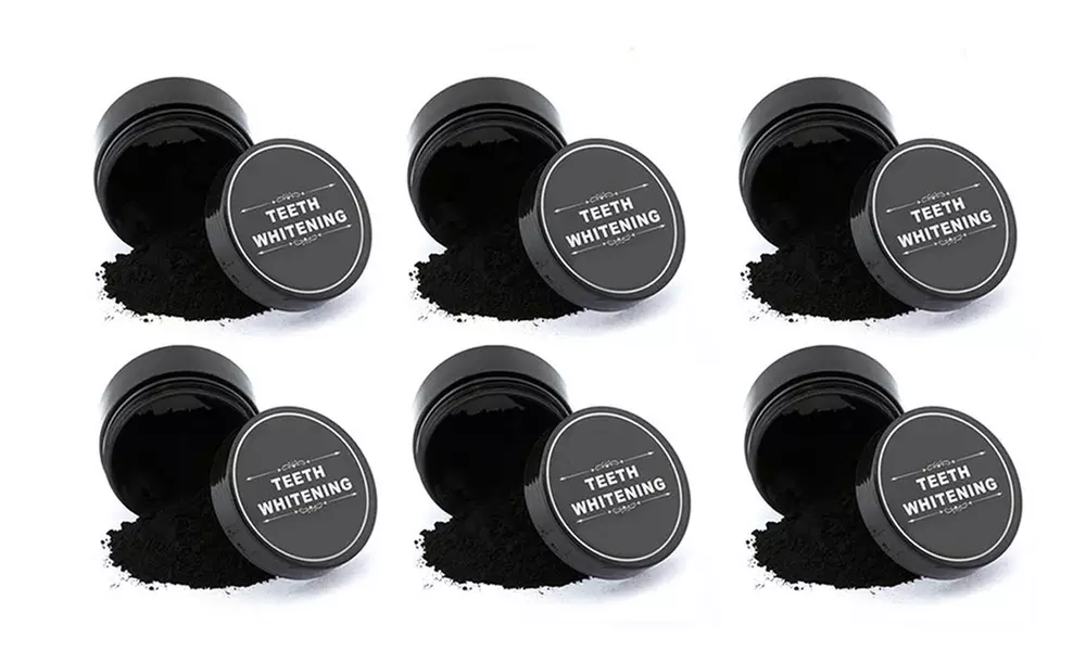 100% Natural Charcoal Teeth Whitening Powder, Brush or Bundle