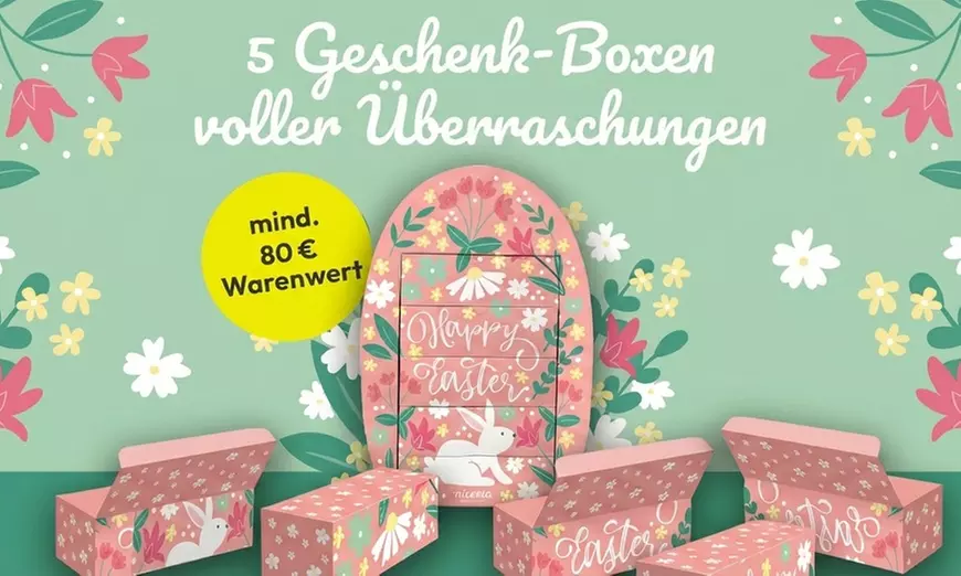 Urban-Feinkost & Wellness zu Ostern mit dem niceria XXL-Osterei