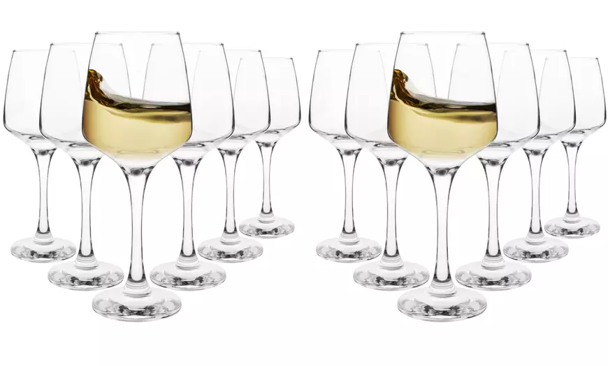 Image 7: Homiu Florence Glassware; Wine Glasses, Flutes, Whiskey or Highball