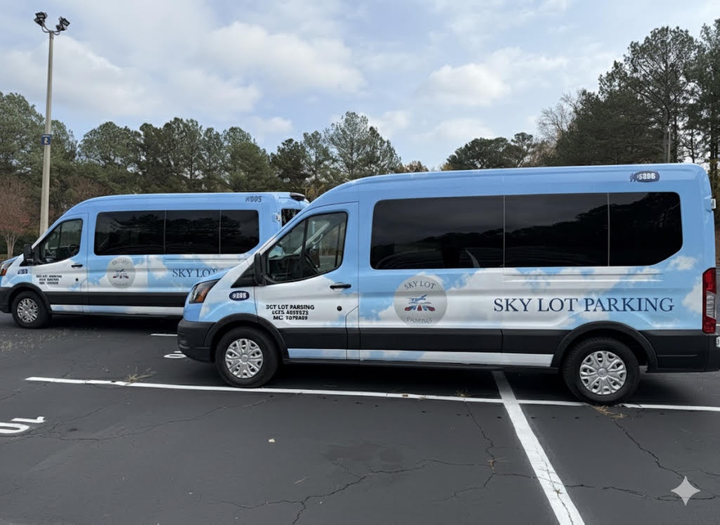 1, 2, or 5 Days Airport Parking w/ Sky Lot near Atlanta Airport
