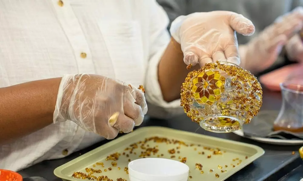 Create and Take Home Your Own Turkish Mosaic Lamp for One, Two or Four