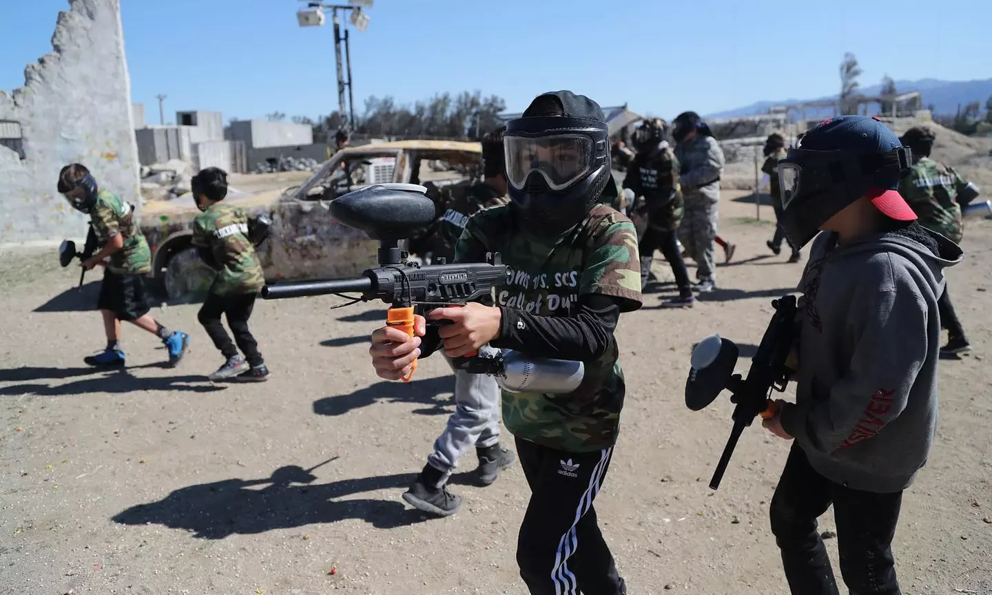 Up to 63% Off Paintball or Airsoft at Giant Party Sports
