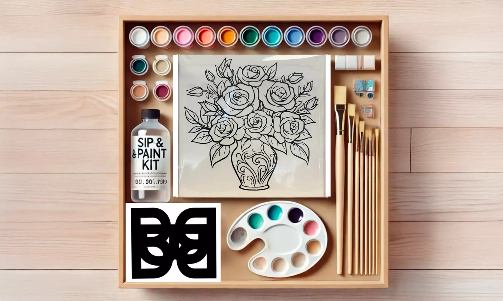 Unleash Creativity with Take-Home Sip & Paint or Date Night Kits Pack